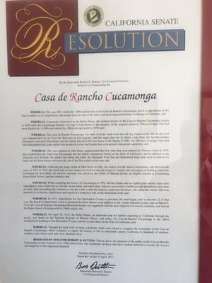 Casa de Rancho Cucamonga is a woman's group that helps keep the house museum funded and open.