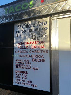 El Pinche Taco