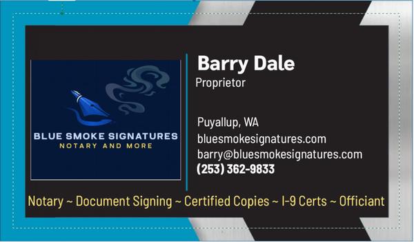 Blue Smoke Signatures