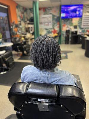 Microlocs, 3/8, Two-Strand Twists