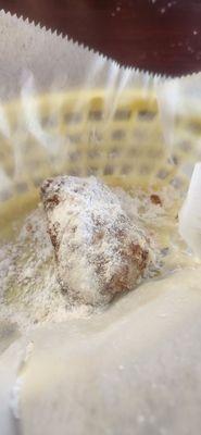 Beigets. There were 4 total. Sooo yummy. The best thing I had here.