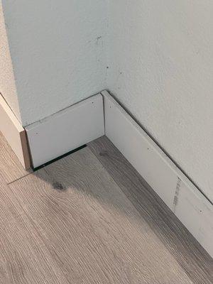 The "finished" product details... after replacing floors and trim