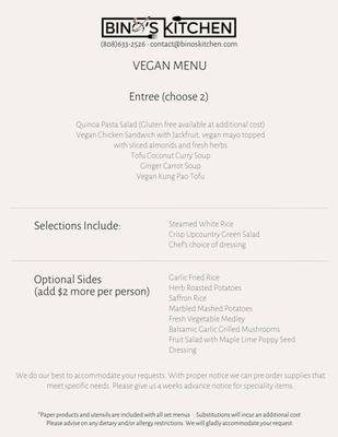 Menu (4 of 4) as of 3/25/2024