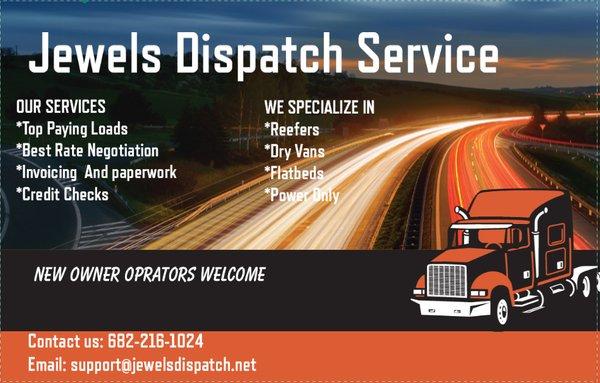 Jewels Dispatch Service