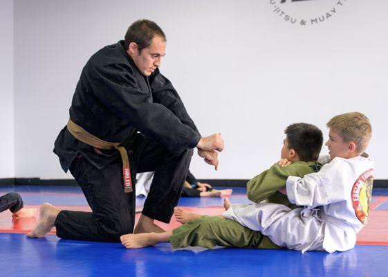 Kids BJJ class