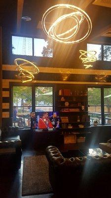 Another dining tv area