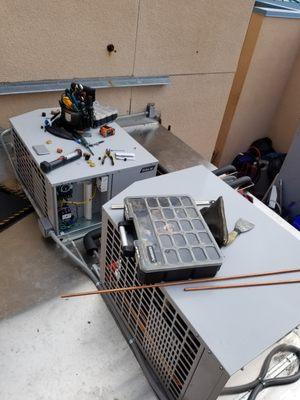 Freezer and cooler condensers