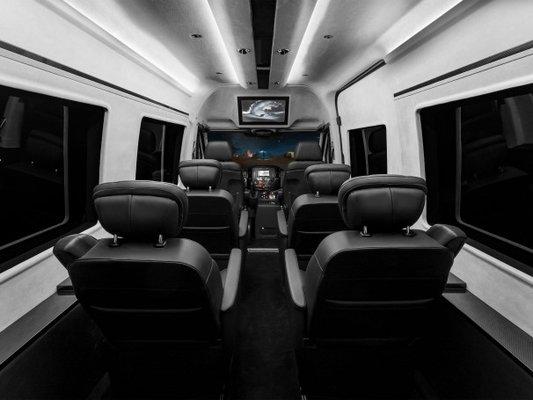 Van seating at its finest. Ask about our custom Van Seating Packages