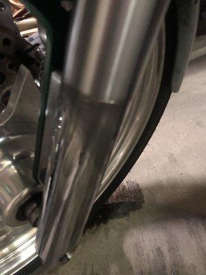 Leaking seals that were just replaced by Burbank Moto