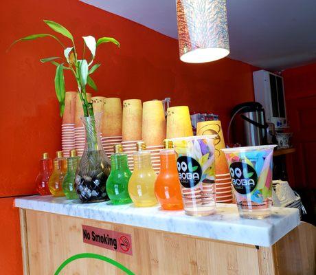 Beverage cup size options