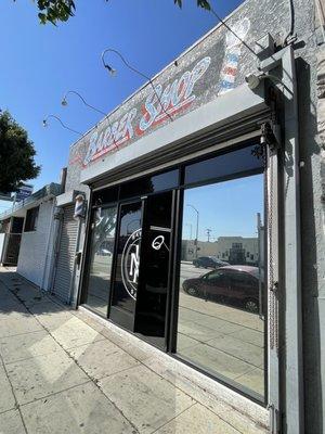 Outside of Barber Shop