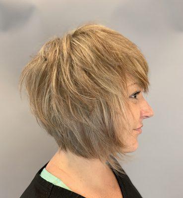 Textured haircut