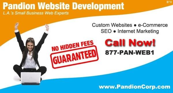 Affordable Website Development Services. No hidden fees...GUARANTEED!