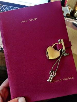 They personalize journals and planners for you !