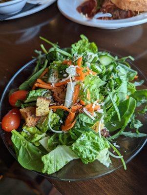 house salad (I asked for no dressing)