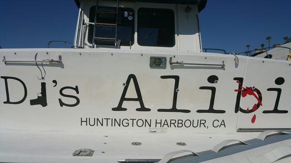 O Everett Tibbets Boat Lettering