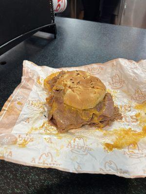 This is a photo of a blob of shit that when you pick up falls all over the place.