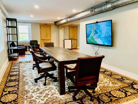 Meeting room in College Solutions office space