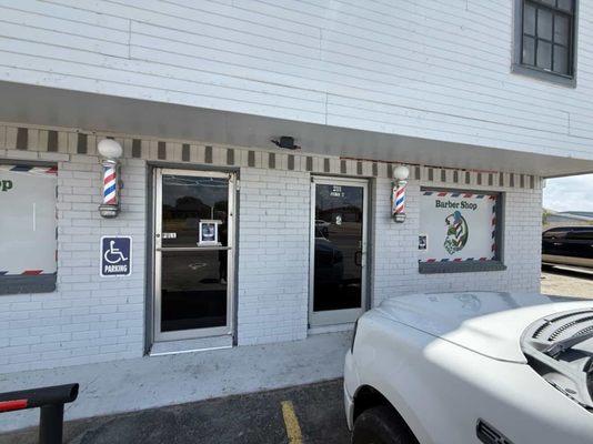 entrance of the building