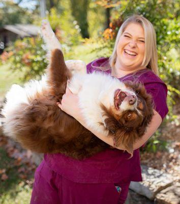 Darby is a goofball!