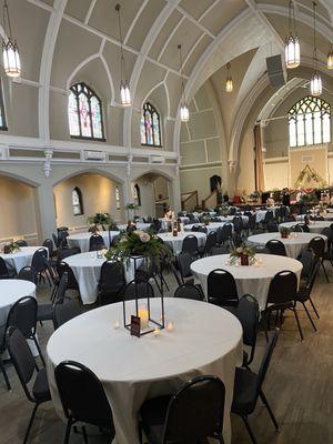 Transformed into a party room