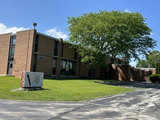 Temporary location of the seminary