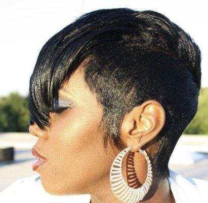 Shorter the hair the harder they stare!