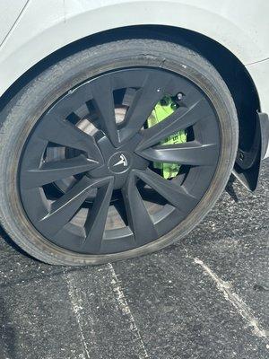 I was able to take control of my car & not get hit. God is good.