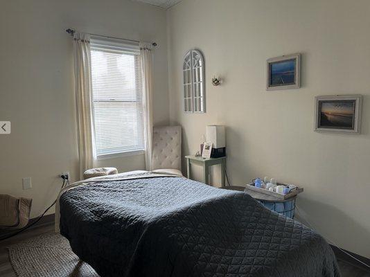 One of the massage rooms available.