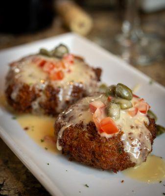 Crab cake appetizer