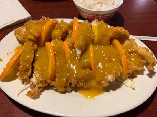 Orange chicken
