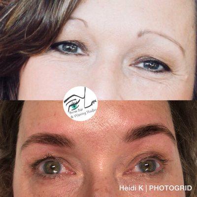 Before and After tinting and series of reshaping