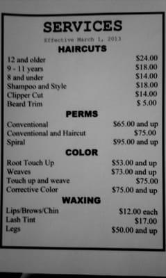 Service menu. We also do custom color :)