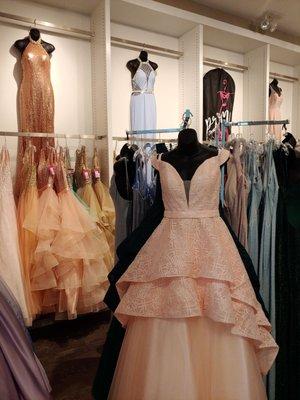 So many size options, with a wonderful selection of high quality fabric, and dress choices!