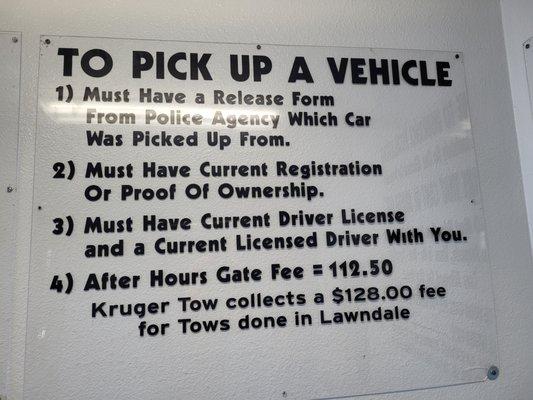After hours gate fee??? My car was towed after hours. No choice in the matter, I guess