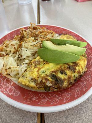 Veggie omelet