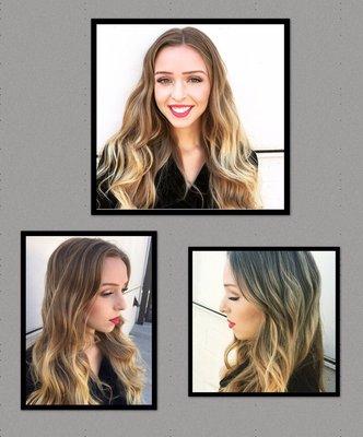 Makeup and soft waves for Prom