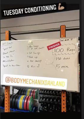 A sample of the group class workouts at Body Mechanix - Laurel!