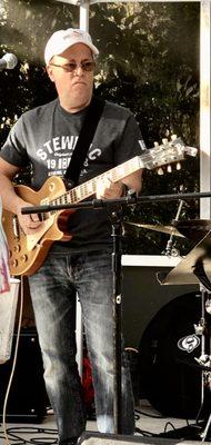 That's me, playing everywhere around town!