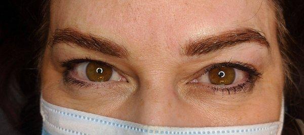 Micro blade and shading eyebrows