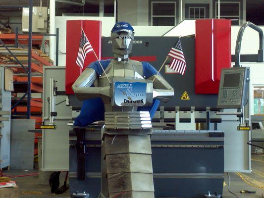 Metal man looks out for our customers