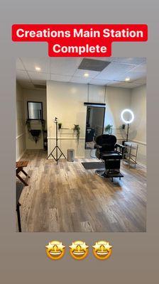 One of our Creations stations ready to serve you