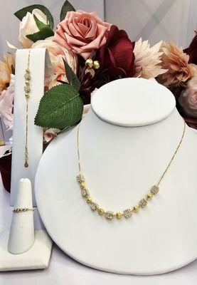 21k Gold Necklace Set from Dubai