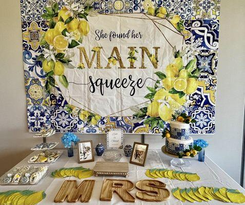 Cookies from Bake My Day were the perfect addition with our themed shower