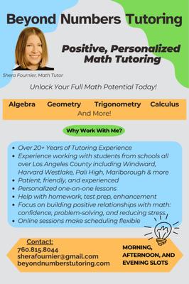 Beyond Numbers Tutoring