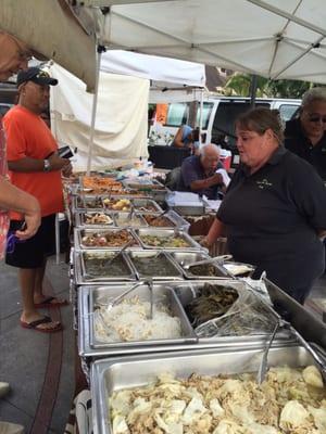 Check out the spread! It all looked good I wanted everything!