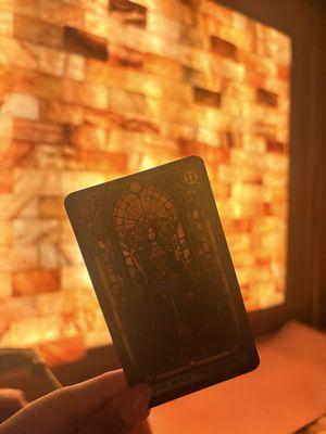 The tarot activity we did for the pride month event in the Salt Cave