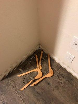 Broken clothes rack