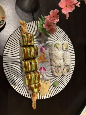 Monkey Roll and California Roll.