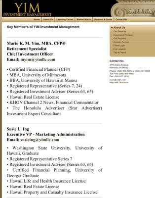 Yim Investment Management